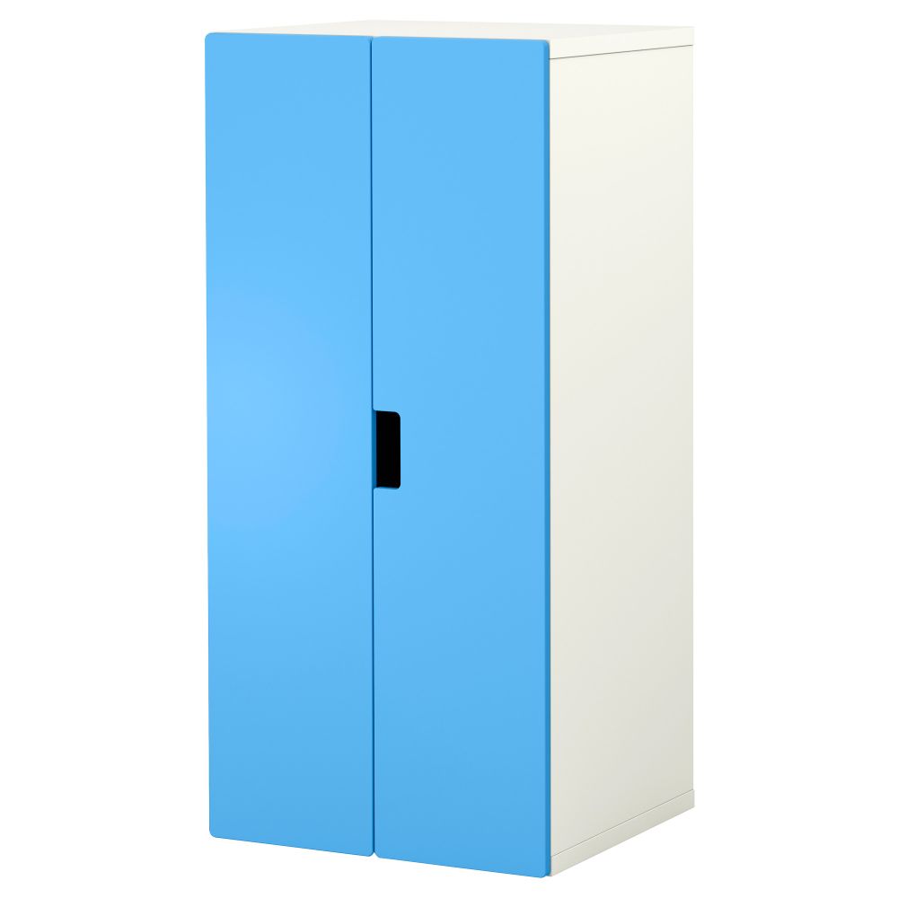 Комбинация для хранения с дверцами СТУВА, белый, синий (60x50x128 см) - фото 1