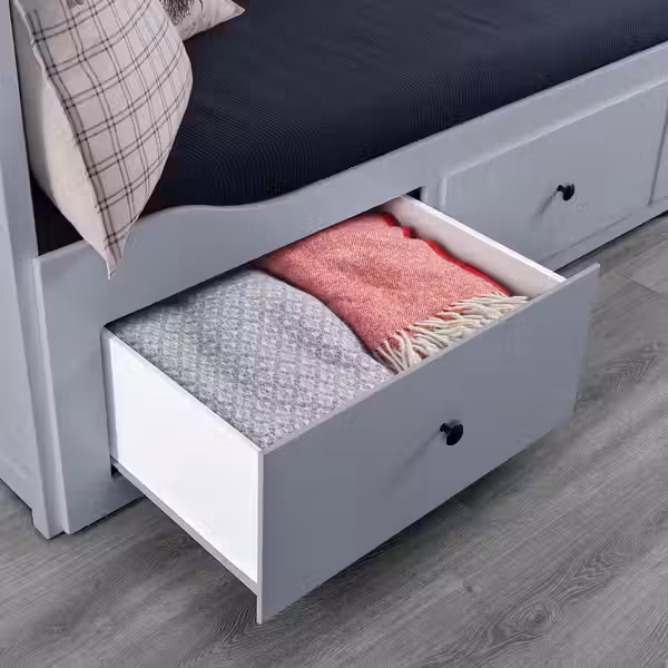 HEMNES Кушетка с 2 матрасами/3ящиками - фото 6