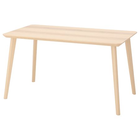Стол, ясеневый шпон 140x78 см IKEA LISABO ЛИСАБО 203.612.27