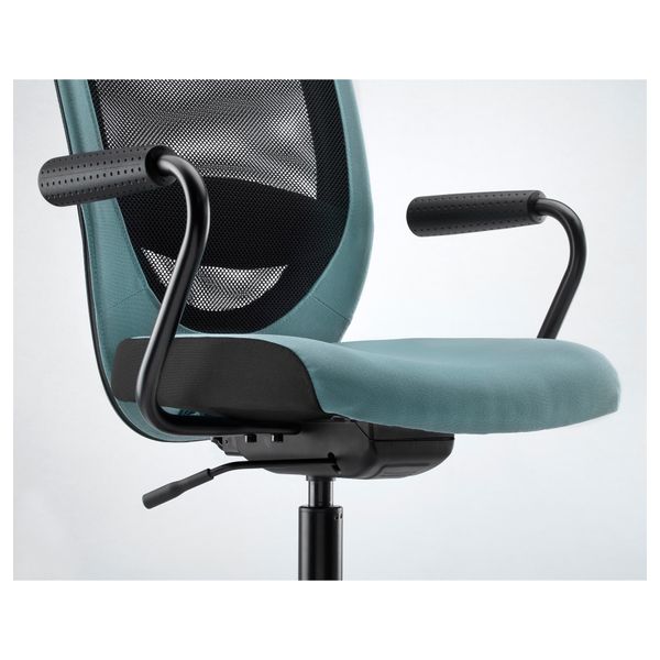 Вращающееся легкое кресло ФЛИНТАН / НОМИНЕЛЬ, бирюзовый - фото 4