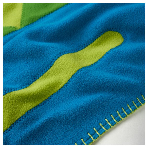 Детское одеяло ВИЛДДЬЮР, разноцветный (120x180 см) - схема-чертеж с размерами