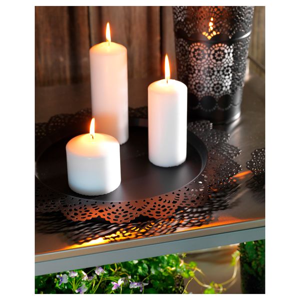 Тарелка для свечи СКУРАР, черный (37 см) - фото 3