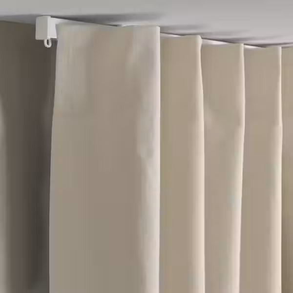 BENGTA Блокирующая свет гардина, 1 шт. - бежевый/с лентой 210x300 см - фото 4