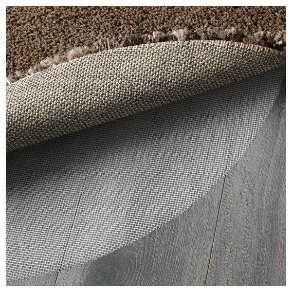 Ковер, длинный ворс ОДУМ, светло-коричневый (195 см) - схема-чертеж с размерами