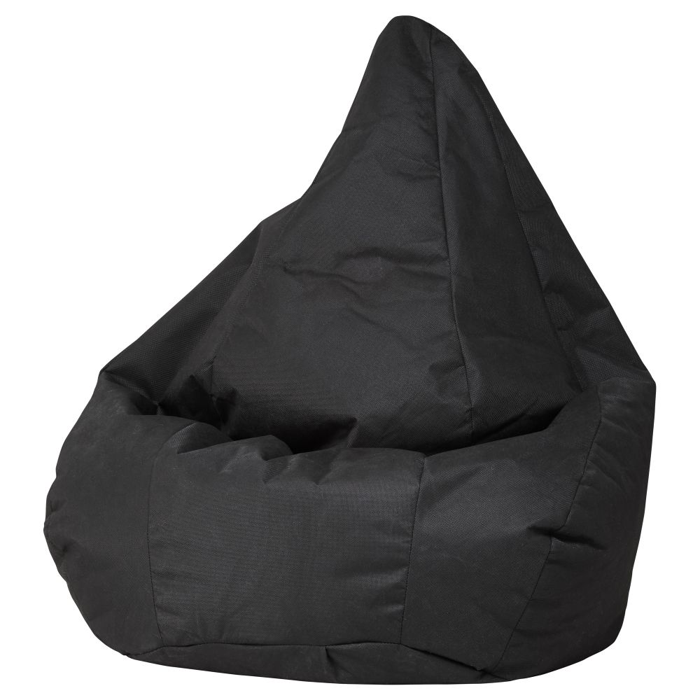 Внутренний пуфик-мешок ОЛМЕ, черный - схема-чертеж с размерами