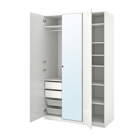 Гардероб, комбинация, 150x60x236 cm IKEA PAX ПАКС, FARDAL ФАРДАЛЬ, VIKEDAL ВИКЕДАЛЬ 093.955.68