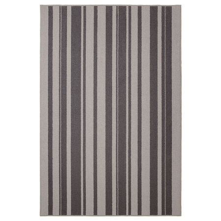 Ковер, короткий ворс, серый, 120x180 см IKEA ИБСТЕД 203.668.14