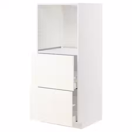 METOD / MAXIMERA Высокий шкаф с 2 ящиками д/духовки