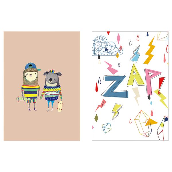 Открытка, Друзья 21x30 см IKEA БИЛЬД 604.790.98 - схема-чертеж с размерами