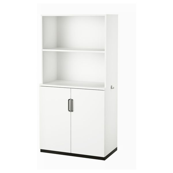 Комбинация для хранения с дверцами ГАЛАНТ, белый (80x160 см) - фото 1