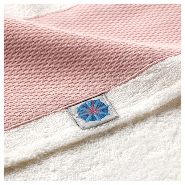 Полотенце с капюшоном ТИЛЛГИВЕН, белый, розовый (60x125 см) - фото 3