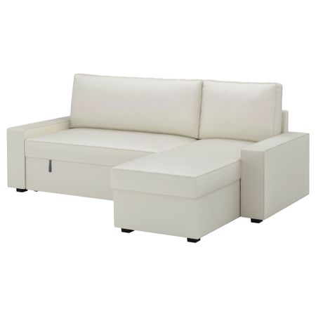 Чехол на диван-кровать с козеткой ВИЛАСУНД, Виттарид светло-бежевый