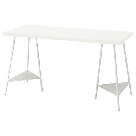 Письменный стол, белый, 140x60 см IKEA TILLSLAG ТИЛЛЬСЛАГ, LAGKAPTEN ЛАГКАПТЕН 694.172.04