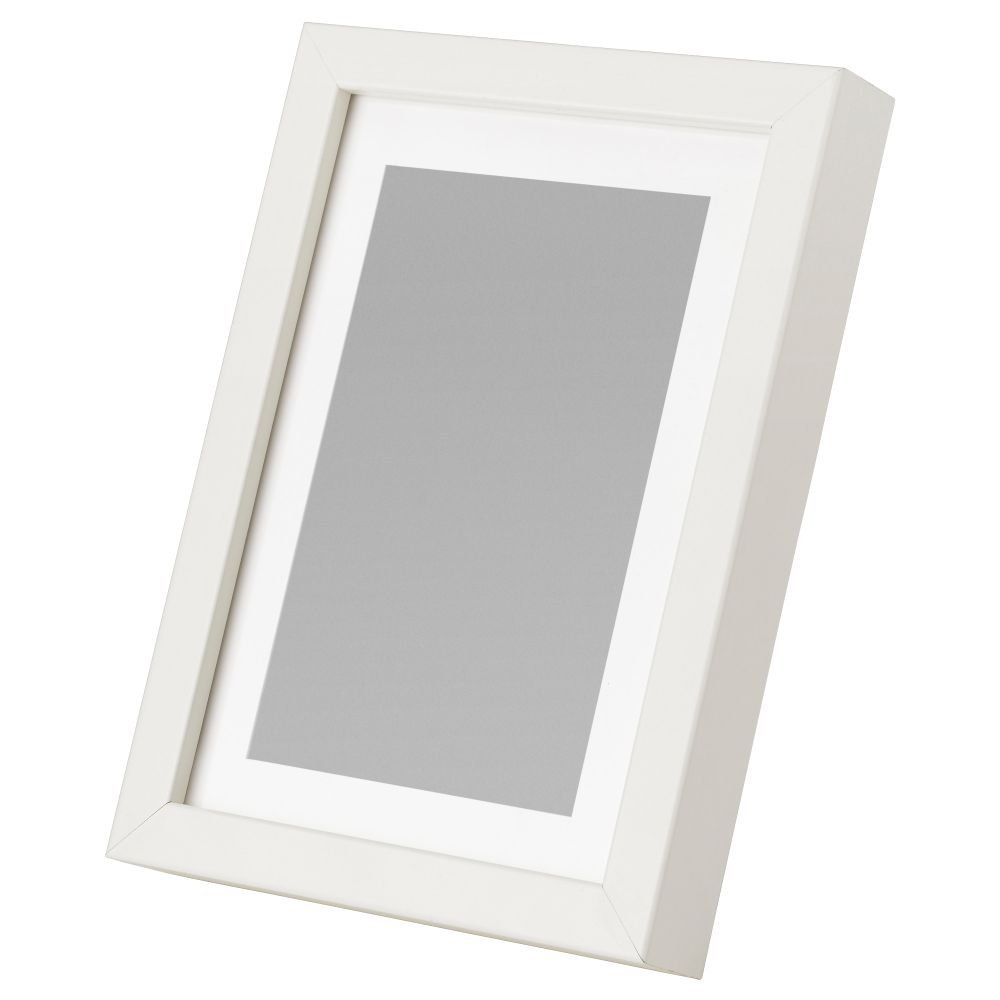 Рама ЛИМХАЛЛ, белый (13x18 см) - фото 1