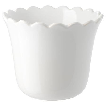 Кашпо, для дома, улицы белый 15 см IKEA SHARONFRUKT ШАРОНФРУКТ 205.052.16