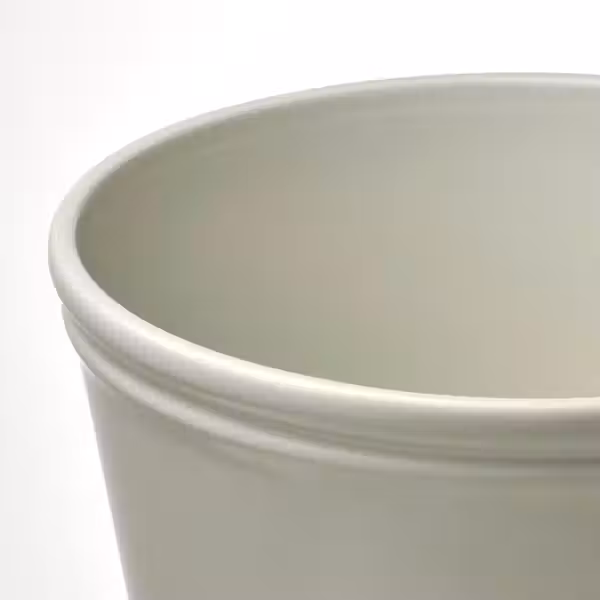 KÖRSBÄRSBJÖRK КЁРСБЭРСБЬЁРК Кашпо - светлый серо-бежевый 32 см - фото 4