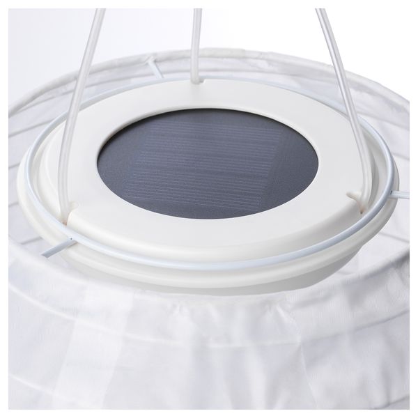 Подвесная светодиодная лампа СОЛВИДЕН, для сада, шаровидный белый (22 см) - фото 4