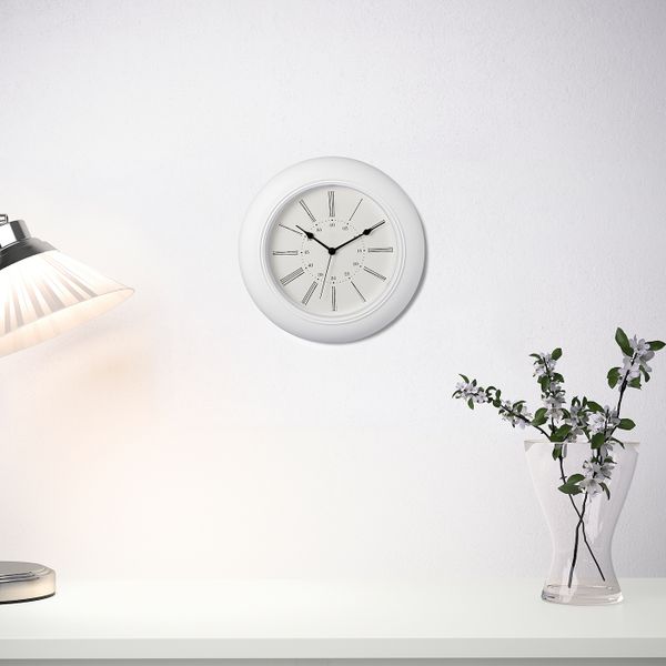 Настенные часы, белый 30 см IKEA SKAJRON СКАЙРОН 004.313.73 - фото 2