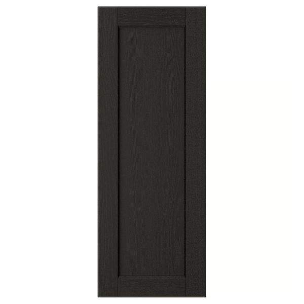 LERHYTTAN Дверь - черная морилка 30x80 см - фото 1