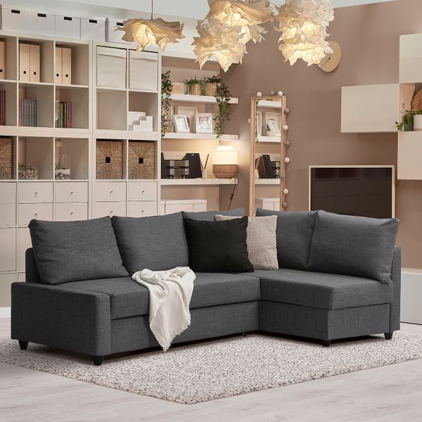 Подушка, Шифтебу темно-серый 67x47 см IKEA FRIHETEN ФРИХЕТЭН 704.640.39 - фото 2