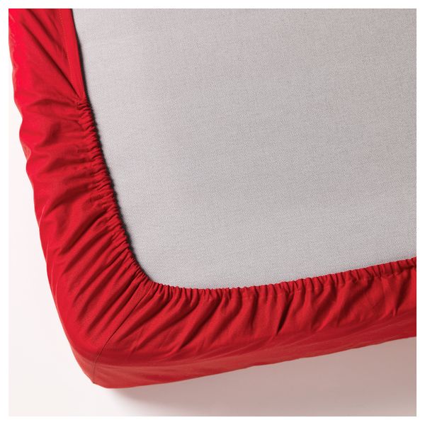 Простыня натяжная ДВАЛА, красный - фото 2