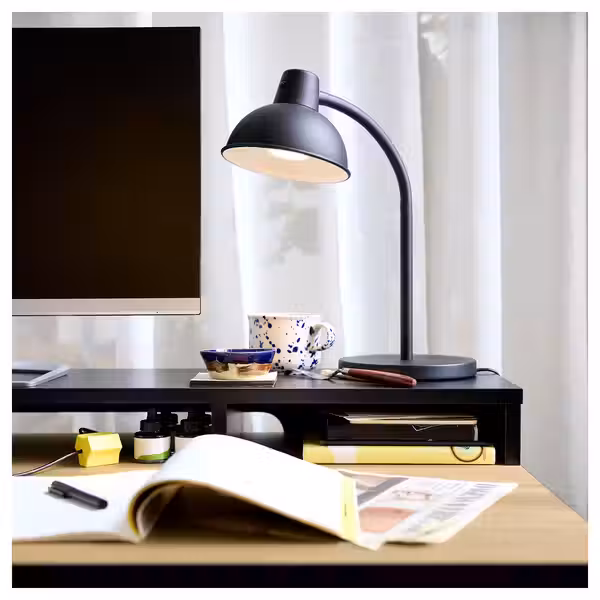 HAVSKÅL ХАВСКОЛ Держатель для USB-кабелей, 2 шт. - чёрный/желтый - фото 8