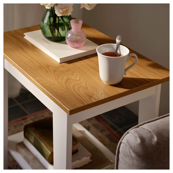 ÄMMARYD ЭММАРЮД Придиванный столик - белый 59x40 см - фото 3