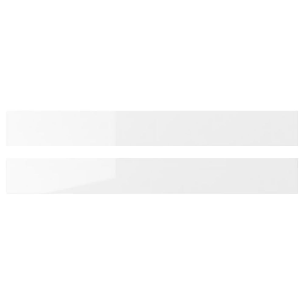 RINGHULT Фронтальная панель ящика - глянцевый белый 80x10 см - фото 1