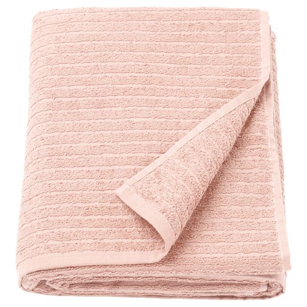 Простыня банная, бледно-розовый, 100x150 см IKEA ВОГШЁН 003.536.43 - фото 1
