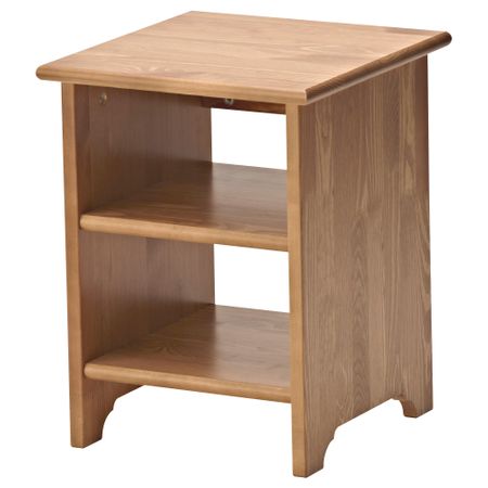 Полка для обуви ЛЕКСВИК, морилка,антик (35 см)