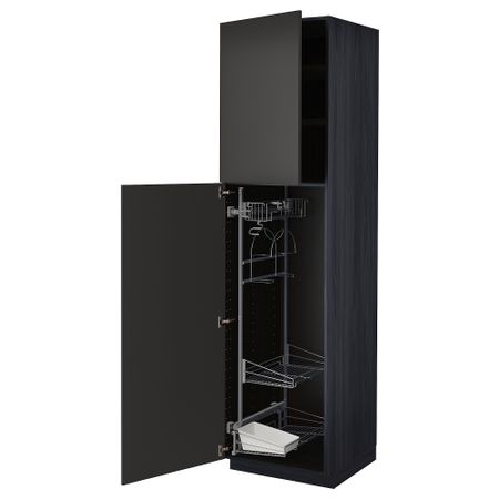 Высокий шкаф с отделением для аксессуаров для уборки IKEA METOD МЕТОД 294.990.08