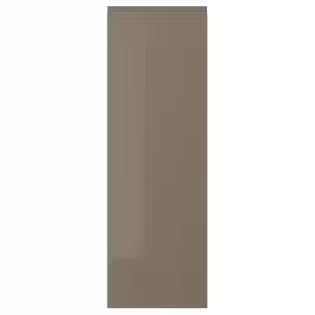 VOXTORP Дверь - глянцевый темный серо-коричневый 40x120 см