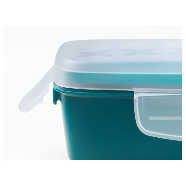Контейнер для завтрака ФЕСТМОЛТИД, темная бирюза (19x13x6 см) - фото 4