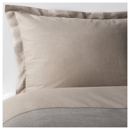 Пододеяльник и 2 наволочки МАЛУ, светло-коричневый