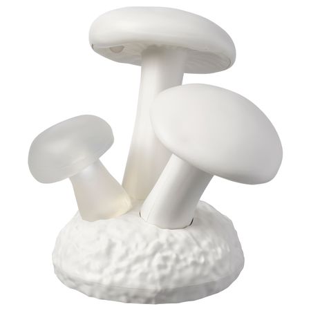 Декоративная подсветка, светодиоды, с батарейным питанием, гриб белый, 10 см IKEA ВИНТЕРФЕСТ 404.372.07