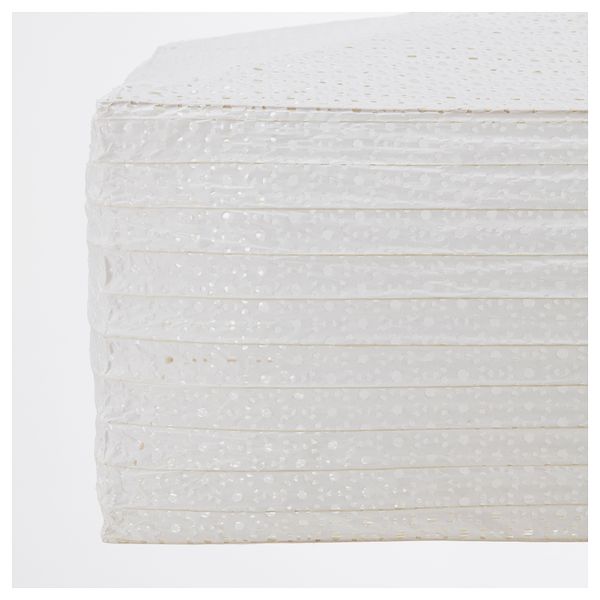 Абажур для подвесного светильника ФУНБУ, белый, четырехугольной формы (54 см) - фото 2