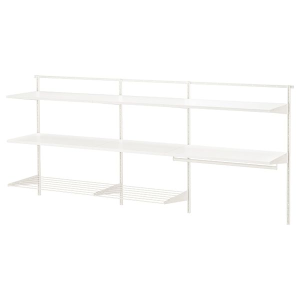 Комбинация для прачечной, белый 227x40x101 см IKEA BOAXEL БОАКСЕЛЬ 493.864.87 - фото 1