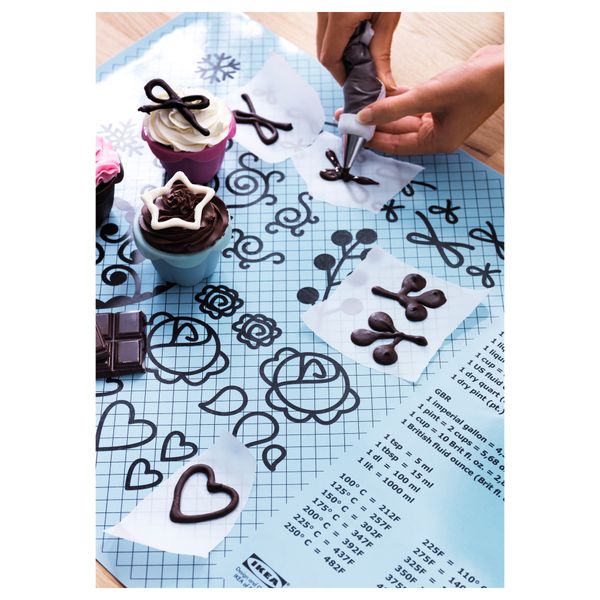 Лист для раскатывания теста и нож СОККЕРТАКА, голубой - фото 4