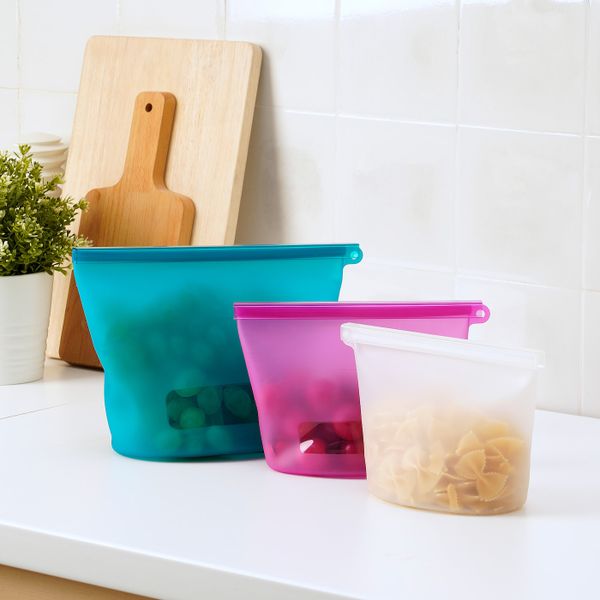 Пакет закрывающийся, 3 шт., разноцветный IKEA FILFISK ФИЛФИСК 905.146.27 - фото 3