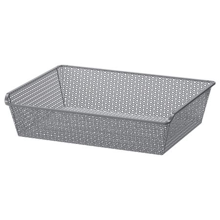 Металлическая корзина, с рисунком, темно-серый, 75x58 см IKEA KOMPLEMENT КОМПЛИМЕНТ 602.573.37