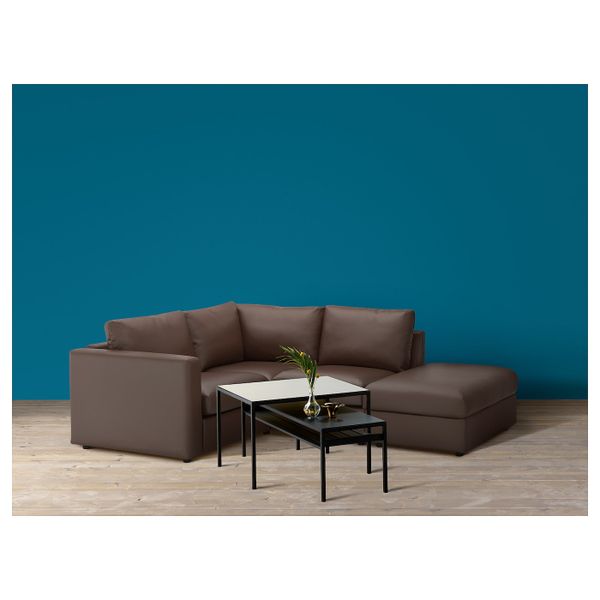 4-местный угловой диван, с открытым торцом, Фарста темно-коричневый IKEA ВИМЛЕ 492.114.97 - фото 3