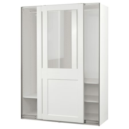 Гардероб с раздвижными дверьми IKEA PAX ПАКС, GRIMO ГРИМО 195.022.85