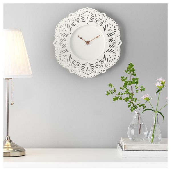 Настенные часы СКУРАР, белый (32 см) - фото 2