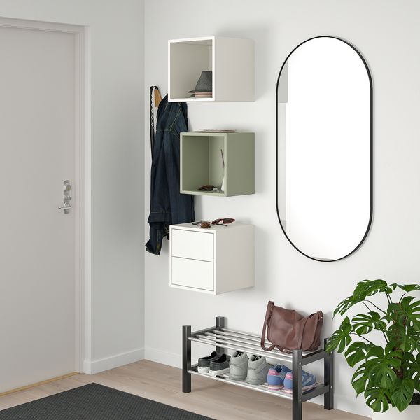 Комбинация для хранения, 105x35x70 см, светло-зеленый, белый IKEA EKET ЭКЕТ 694.301.49 - фото 4