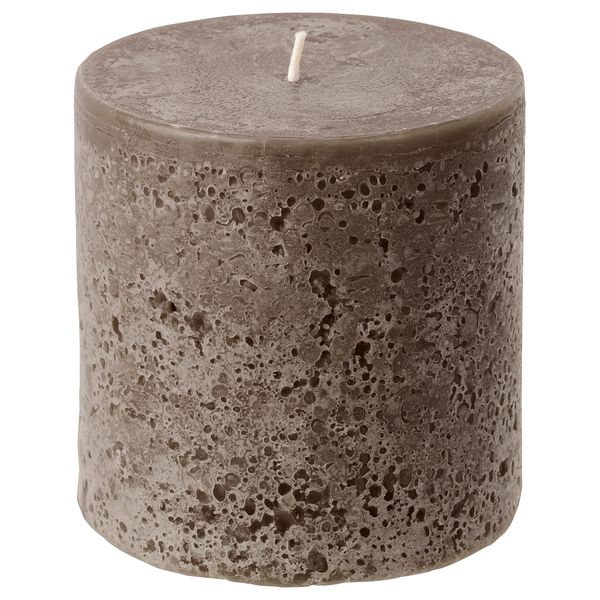 Неароматическая свеча формовая БЬЮДАНДЕ, коричневый (10 см) - фото 1