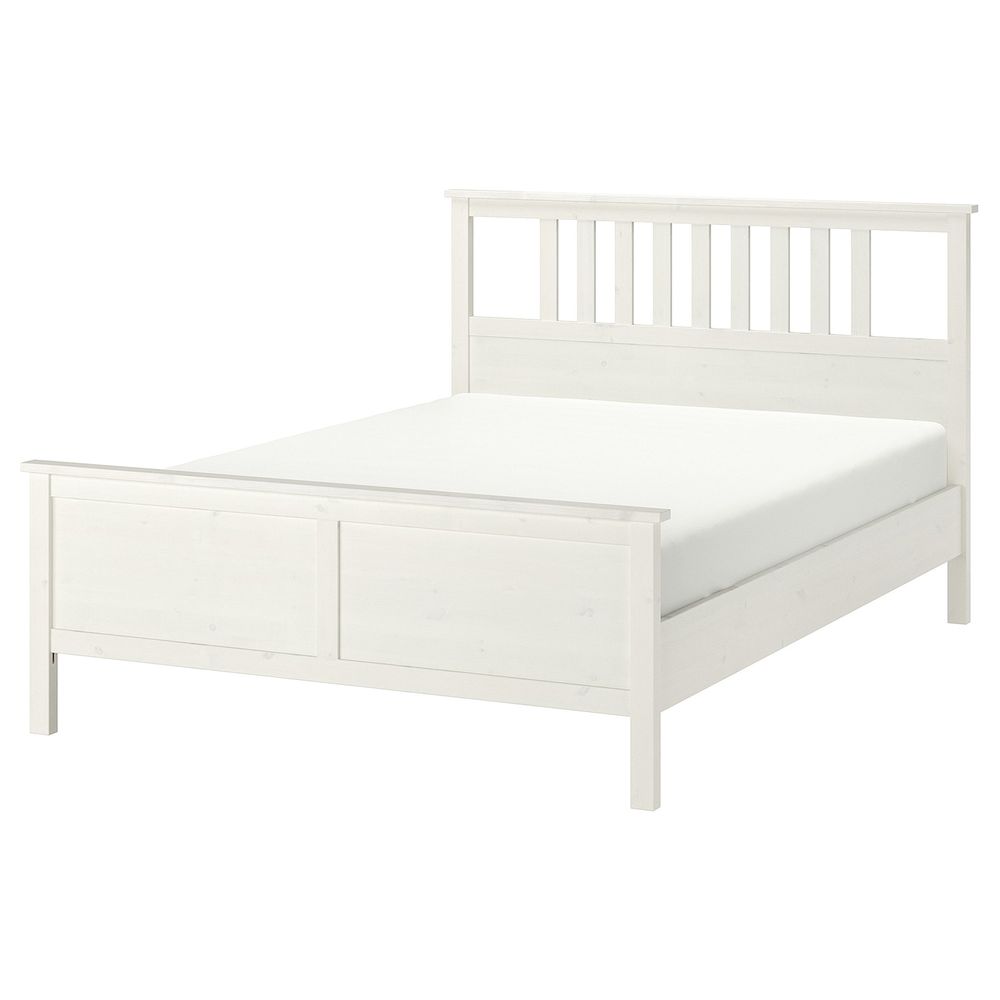 Каркас кровати, белая морилка/Лурой 180x200 см IKEA HEMNES ХЕМНЭС 392.108.27 - фото 1