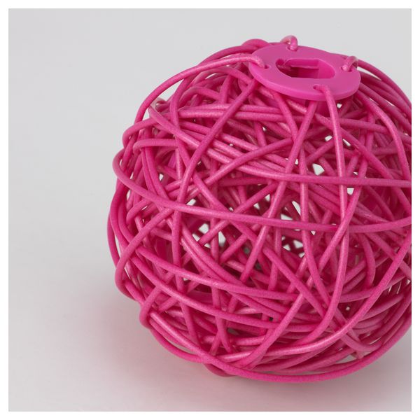 Украшение для гирлянды СОЛВИДЕН, оранжевый, розовый - схема-чертеж с размерами