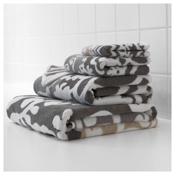 Полотенце БЛЭДЬЕН, разноцветный (30x50 см) - схема-чертеж с размерами