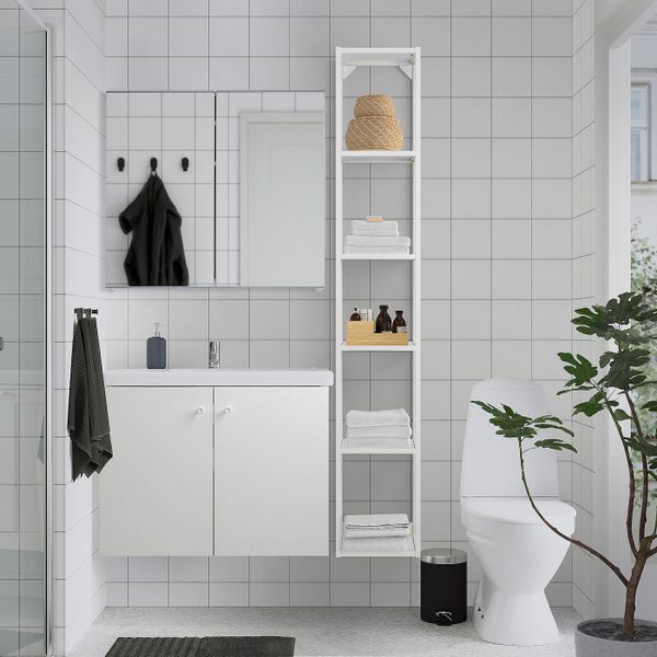 IKEA в интерьере ванной - схема-чертеж с размерами