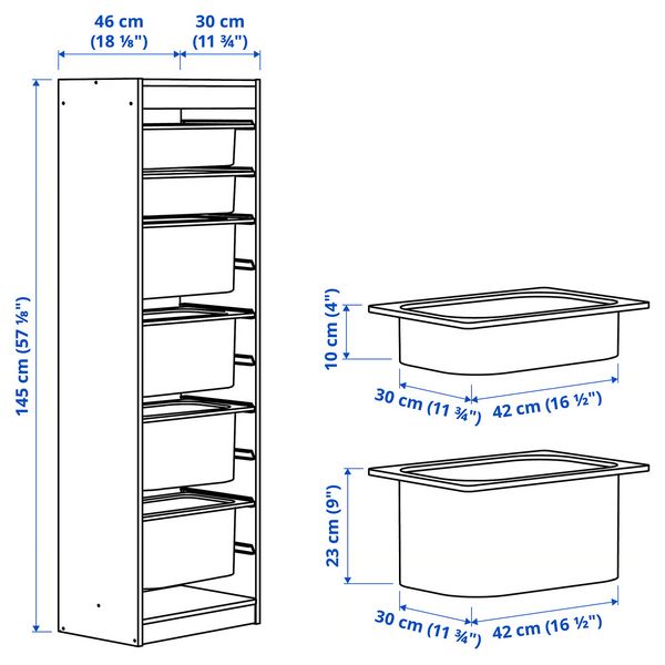 IKEA, дополнительный ракурс - схема-чертеж с размерами